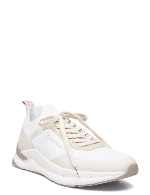 Calvin Klein Low Top Lace Up Mix Calvin Klein White