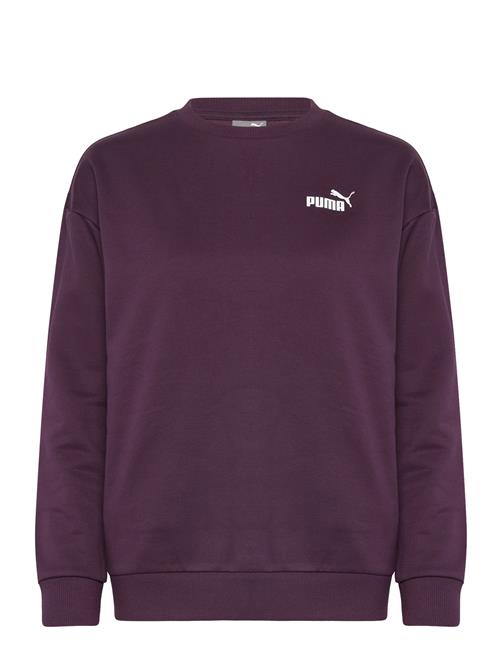 Ess+ Relaxed Small Logo Crew Fl PUMA Purple