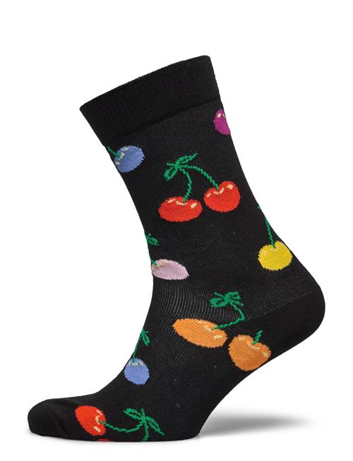 Cherry Sock Happy Socks Black