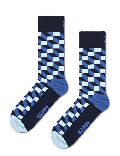 Happy Socks Filled Optic Sock Happy Socks Navy