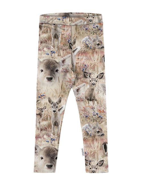 Gugguu Print Leggings Gugguu Beige