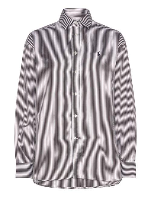 Polo Ralph Lauren Relaxed Fit Striped Cotton Shirt Polo Ralph Lauren Brown