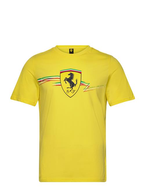 PUMA Motorsport Ferrari Race Big Shield Tee PUMA Motorsport Yellow