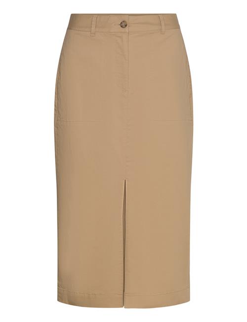 GANT Chino Slit Skirt GANT Beige