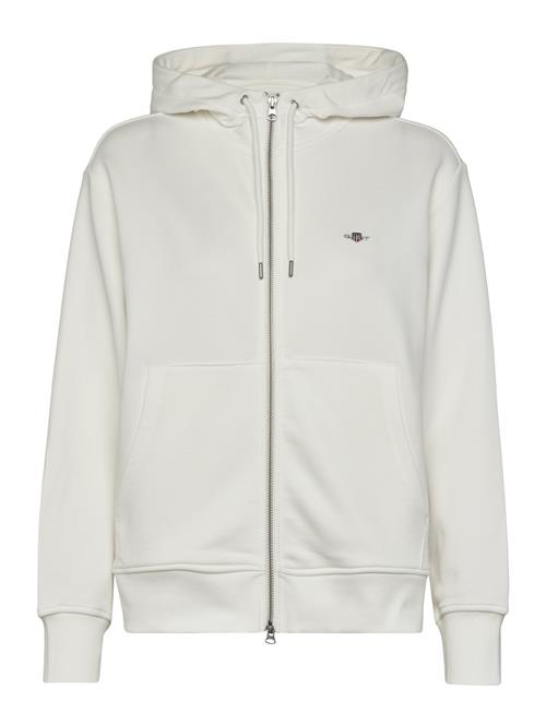 GANT Shield Zip Hoodie GANT Cream