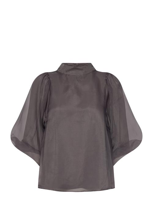 Slchaya Blouse Ss Soaked In Luxury Grey