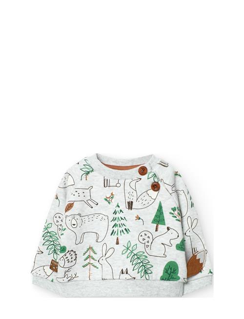 Boboli Fleece Sweatshirt Printed For Baby -Bci Boboli Patterned