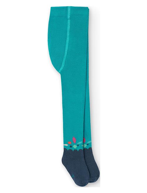 Boboli Thick Tights For Baby Girl -Bci Boboli Blue