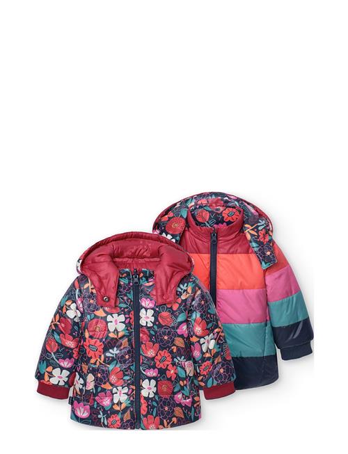 Boboli Reversible Parka Floral For Baby Girl Boboli Patterned