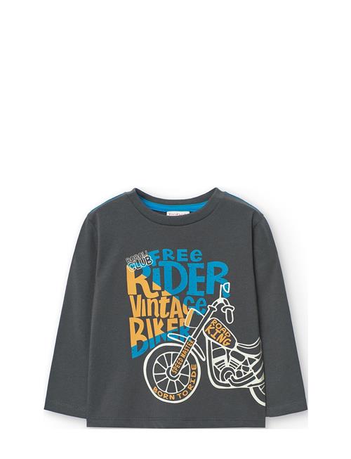 Boboli Knit T-Shirt For Baby Boy -Bci Boboli Grey