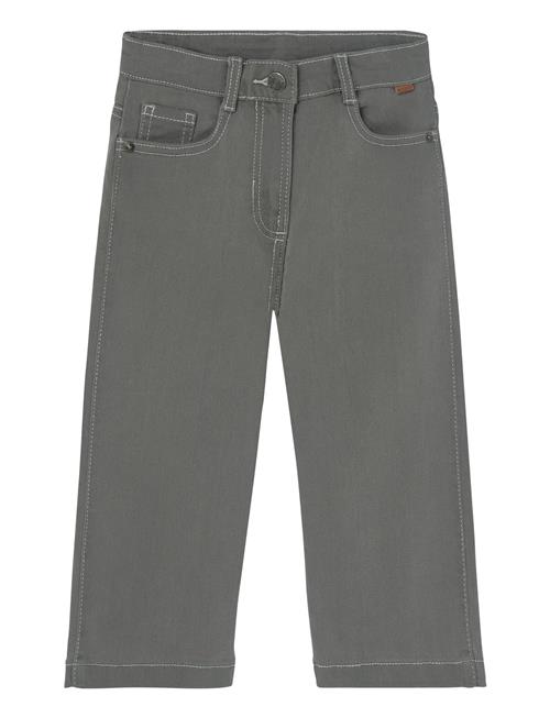 Boboli Denim Stretch Trousers For Girl -Bci Boboli Grey