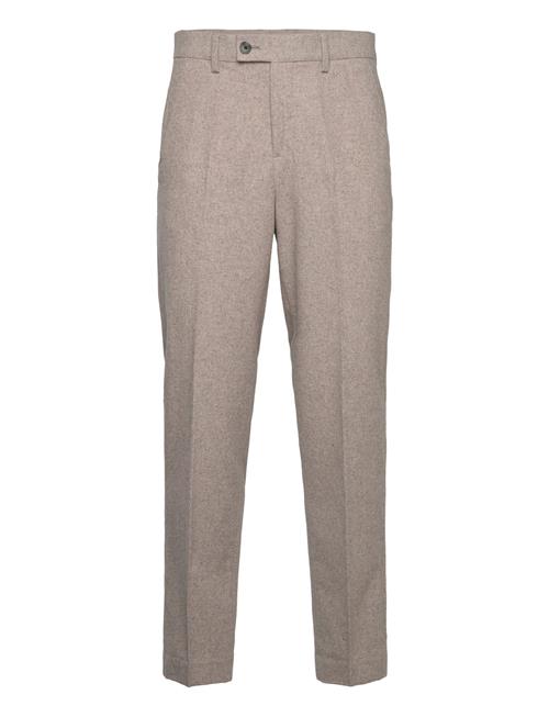 Flannel Wool Blend Formal Pant Lindbergh Beige