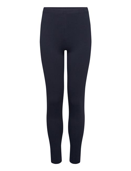 Mango Essential Cotton Leggings Mango Navy