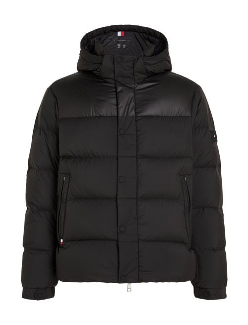 Tommy Hilfiger Mix Down Hooded Puffer Jacket Tommy Hilfiger Black