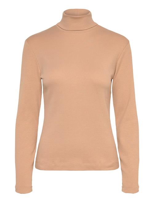 GANT Slim Rib Turtleneck GANT Beige