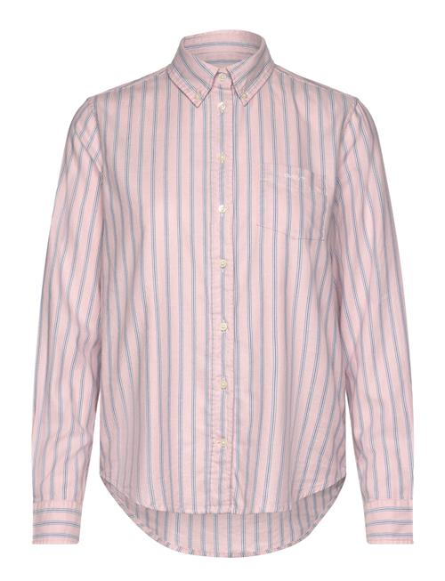 GANT Reg Stripe Archive Oxford Bd Shirt GANT Pink