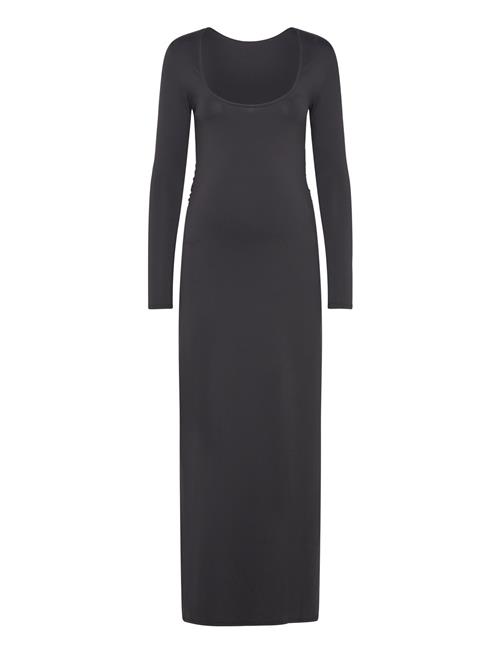 Olmea L/S Deep Back Dress Jrs Only Maternity Black