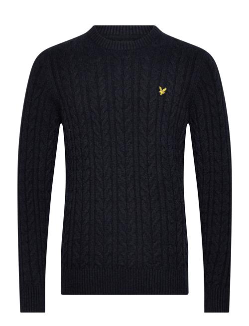 Lyle & Scott Cable Crew Neck Jumper Lyle & Scott Black