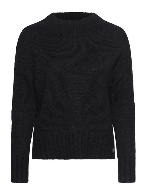 Essential Mock Neck Jumper Superdry Black