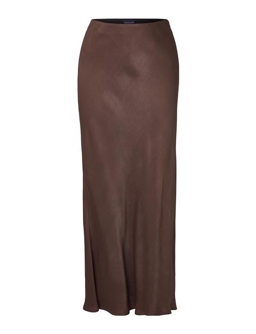 Lexington Clothing Naima Satin Skirt Lexington Clothing Brown