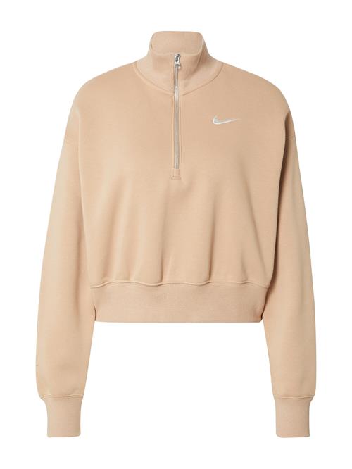 Nike Sportswear Sweatshirt  beige / hvid