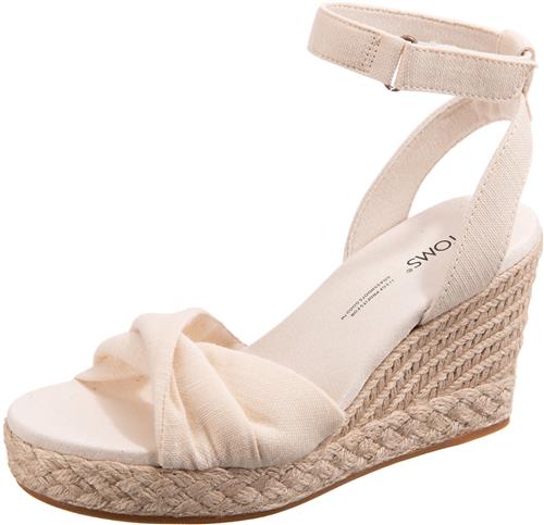 TOMS Pumps 'Marisela'  naturhvid