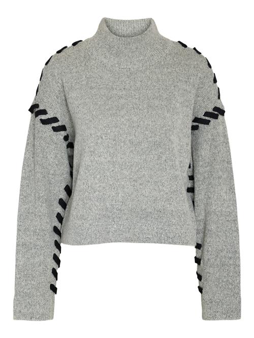 Noisy may Pullover 'NMDONNA'  grå-meleret / sort