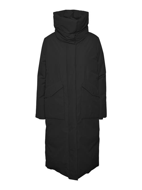 VERO MODA Vinterfrakke 'VMRikkie'  sort