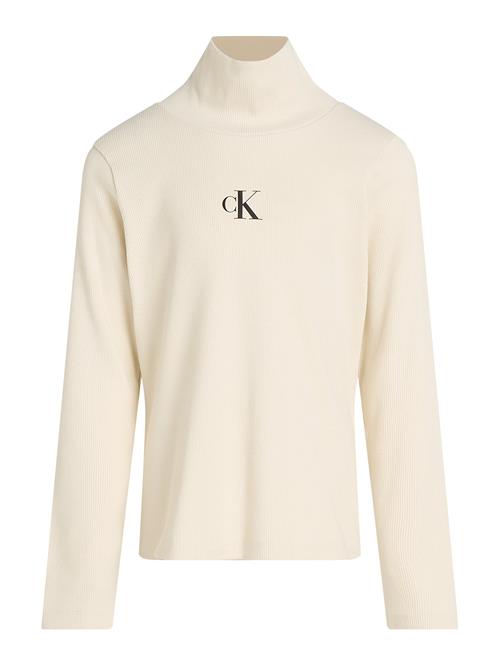 Calvin Klein Jeans Bluser & t-shirts  beige / sort