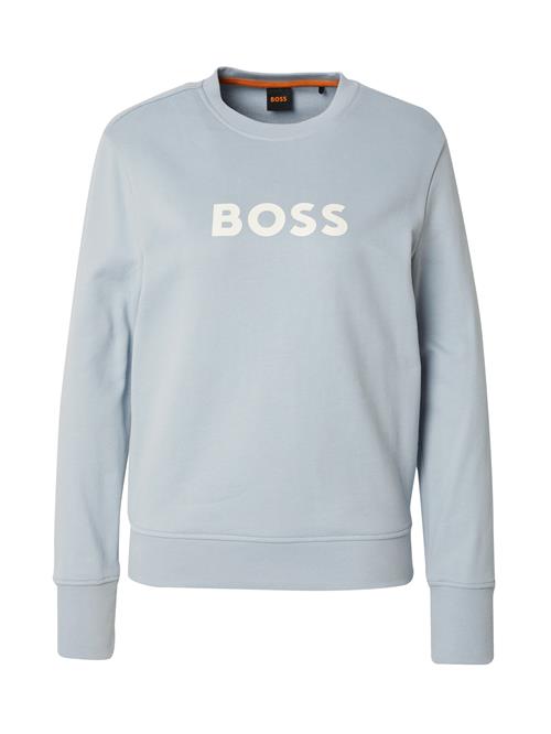 Se BOSS Sweatshirt 'Ela 6'  lyseblå / hvid ved About You