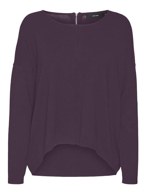 VERO MODA Bluse 'BREEZE'  aubergine / brombær