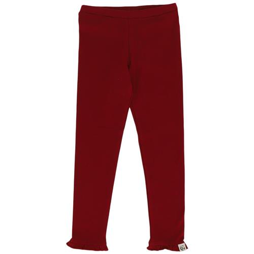 Gullkorn Design Eno Leggings Deep Red | Rød | 122 cm