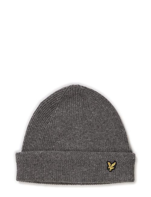 Lyle & Scott Racked Rib Beanie Lyle & Scott Grey