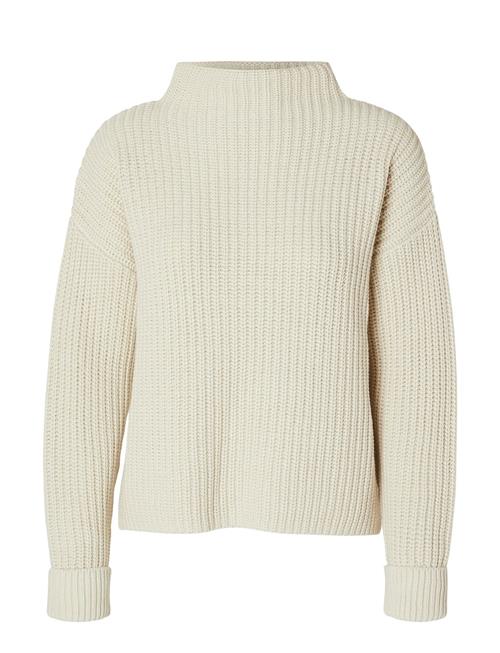 Slfselma Ls Knit Pullover Noos Selected Femme Cream