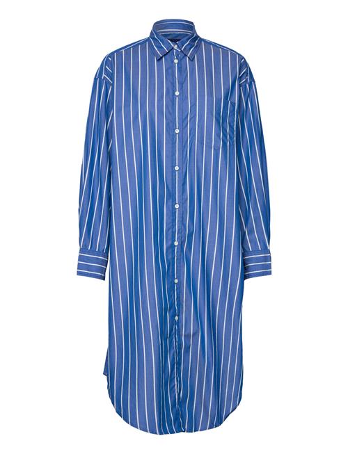 GANT Os Striped Shirt Dress GANT Blue