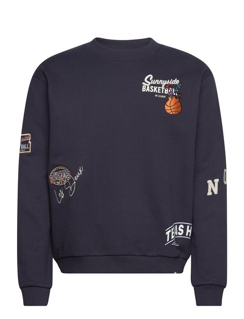 Les Deux Route Sweatshirt Les Deux Navy