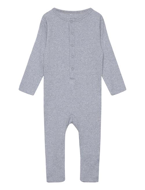 Fixoni Romper Ls Rib Fixoni Grey