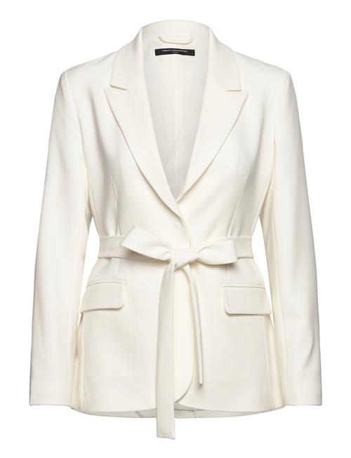 French Connection Whisper Belted Blazer French Connection White