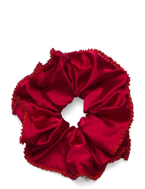 Becksöndergaard Luster Bead Scrunchie Becksöndergaard Red