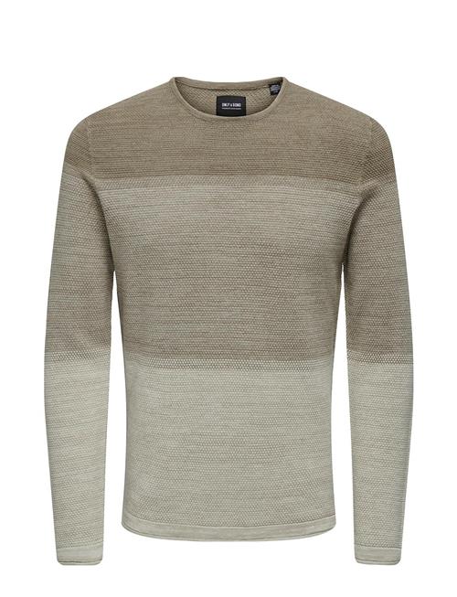 ONLY & SONS Onspanter Reg 12 Struc Crew Knit Noos ONLY & SONS Beige