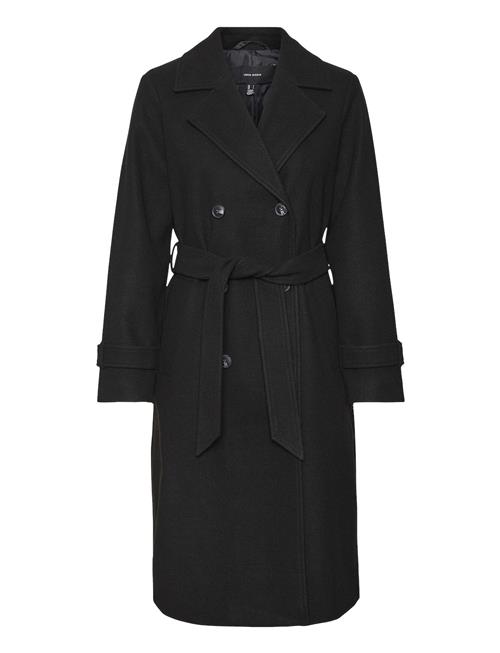 Vero Moda Vmfortunevega Long Trenchcoat Ga Noos Vero Moda Black