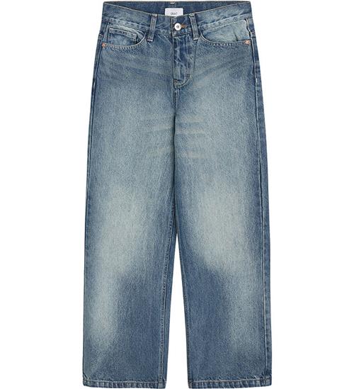 Grunt Jeans - GRWide Low Waist - BlÃ¥