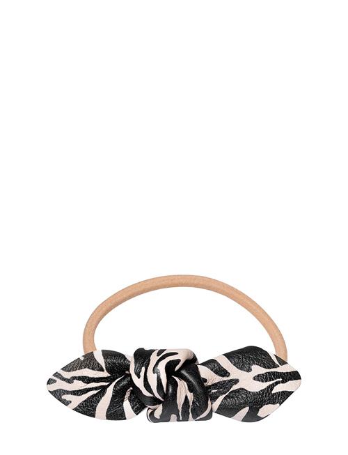 Corinne Leatherbow Small Hair Tie Corinne Patterned