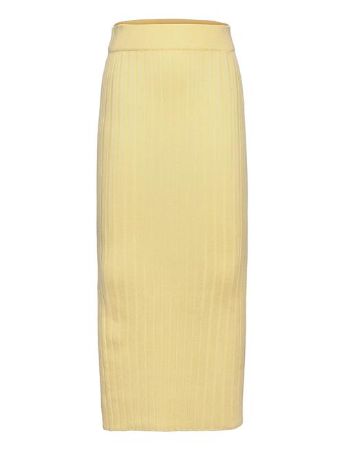 Else Knit Skirt Grunt Yellow