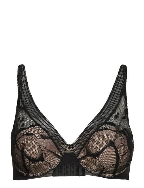 CHANTELLE True Lace Plunge Spacer Bra CHANTELLE Black