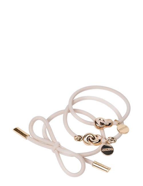 Corinne Hairtie Metal Details 3Pack Corinne Cream