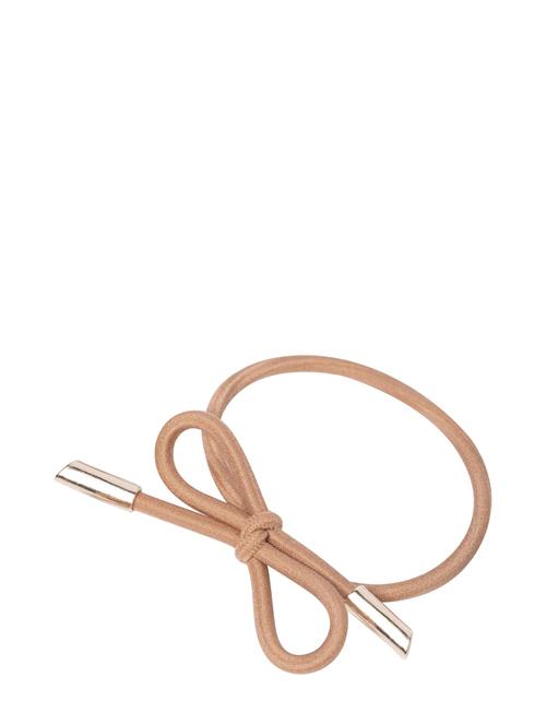 Corinne Hairtie Bow Metal Plain Corinne Beige