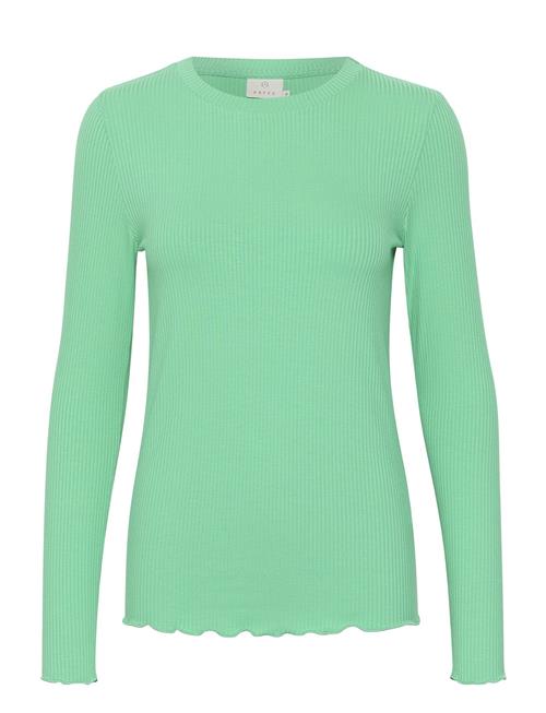 Kadrew Ls T-Shirt Kaffe Green