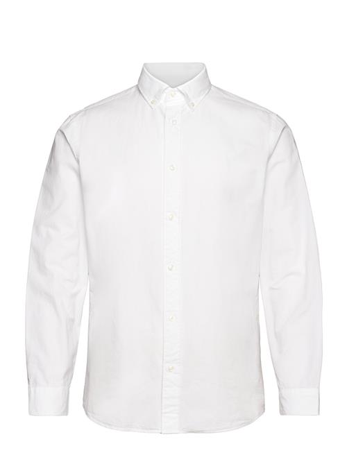 Slhslimrick-Poplin Shirt Ls Noos Selected Homme White