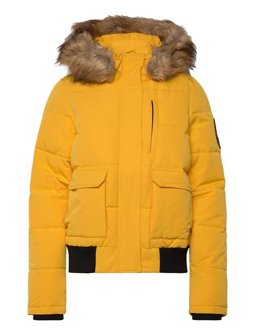 Superdry Everest Hooded Puffer Bomber Superdry Yellow